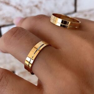 2- Alianças em ouro 18k Par - Entre em contato conosco